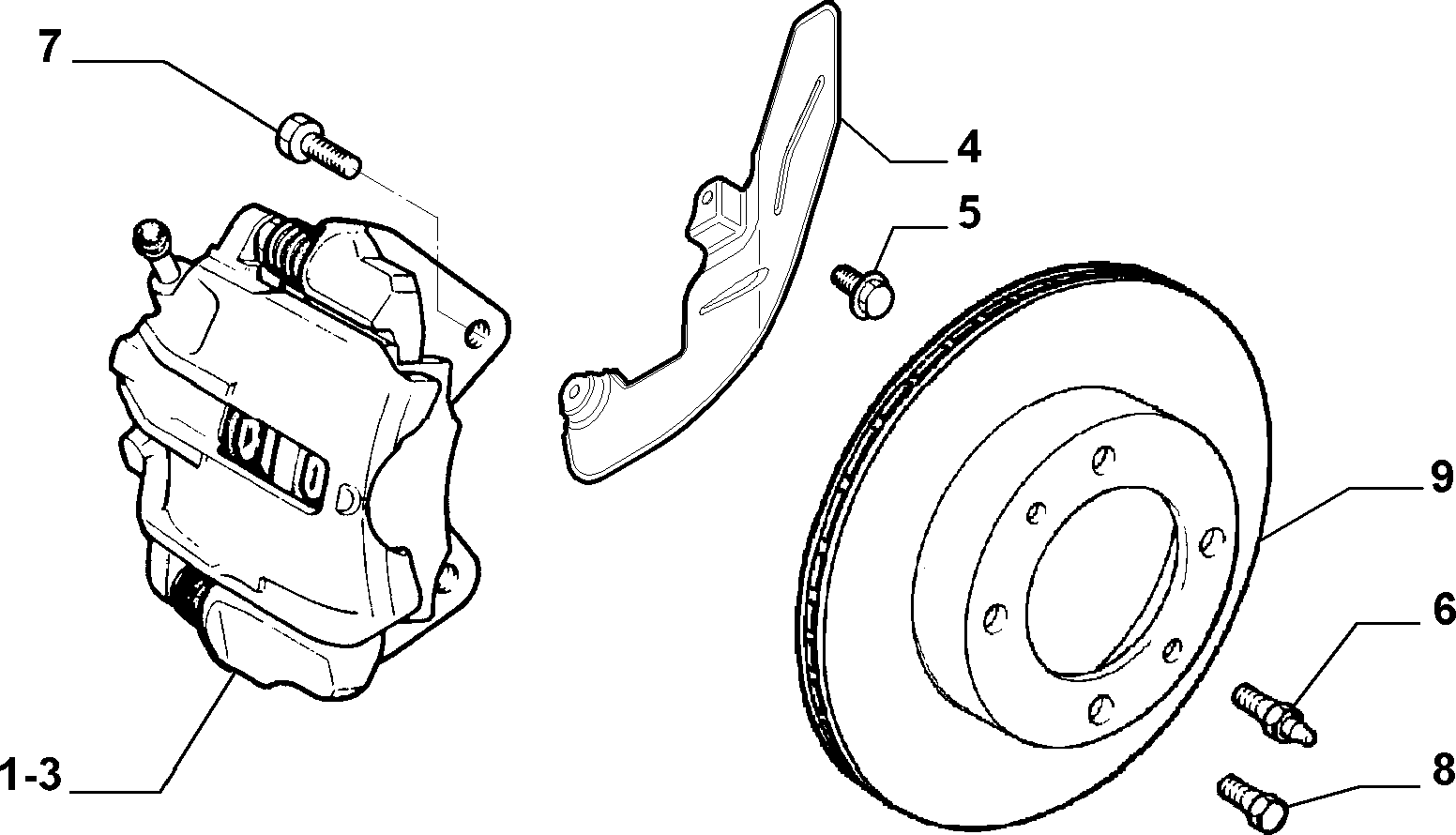 Lancia 46423415 - Disc frana www.parts5.com