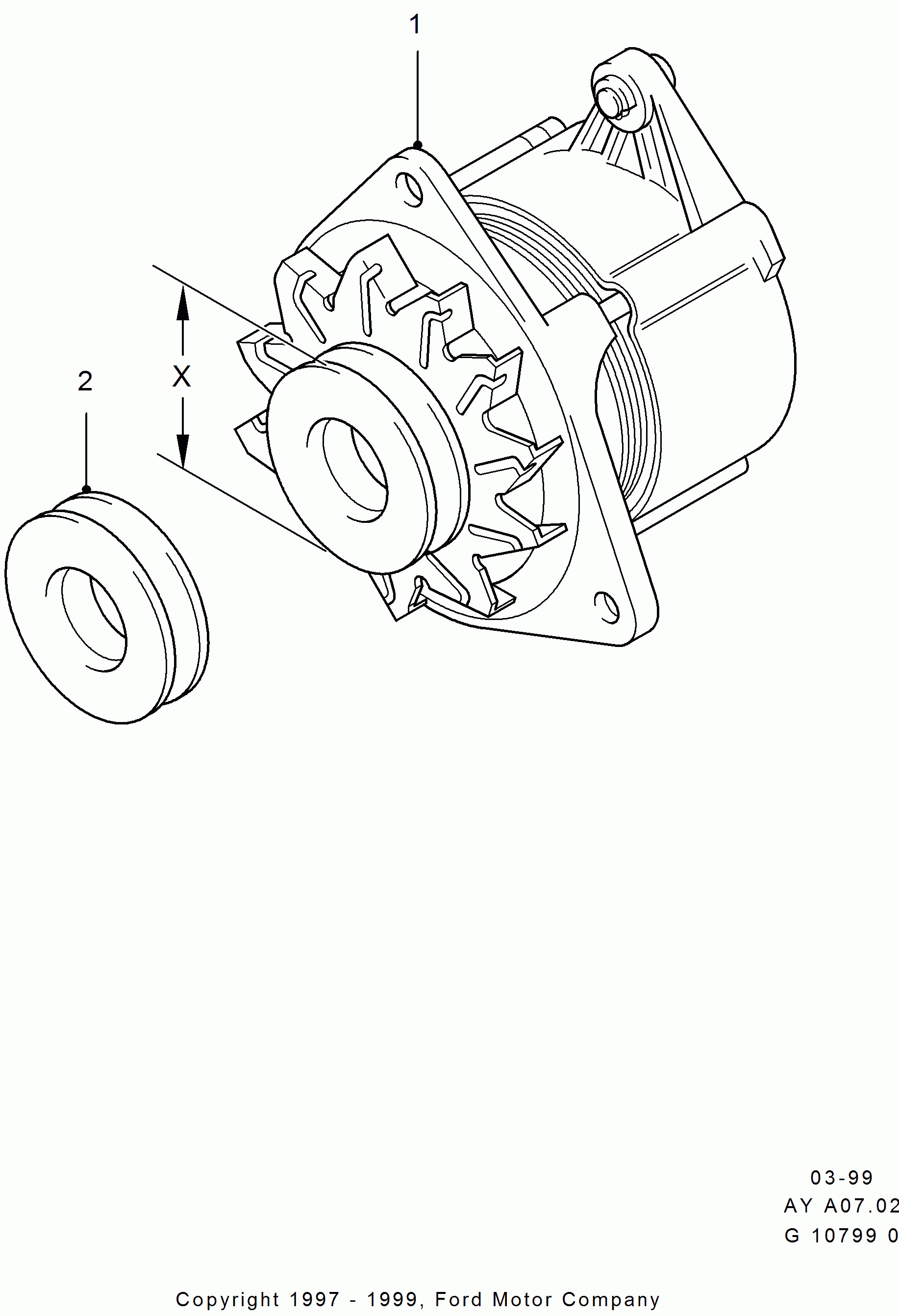 FORD 1406045 - Alternator www.parts5.com