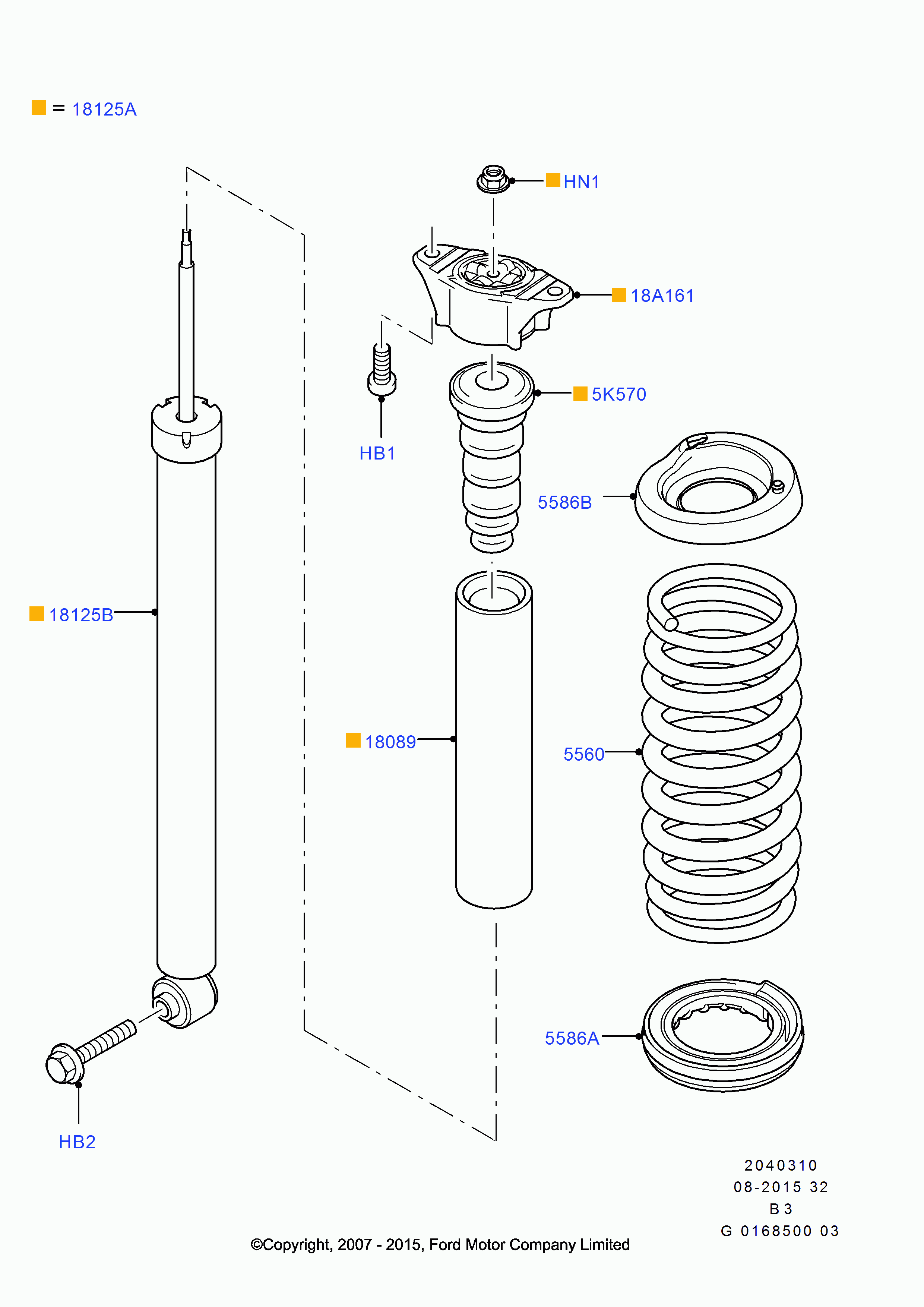 FORD 1370318 - Rubber Buffer, suspension parts5.com