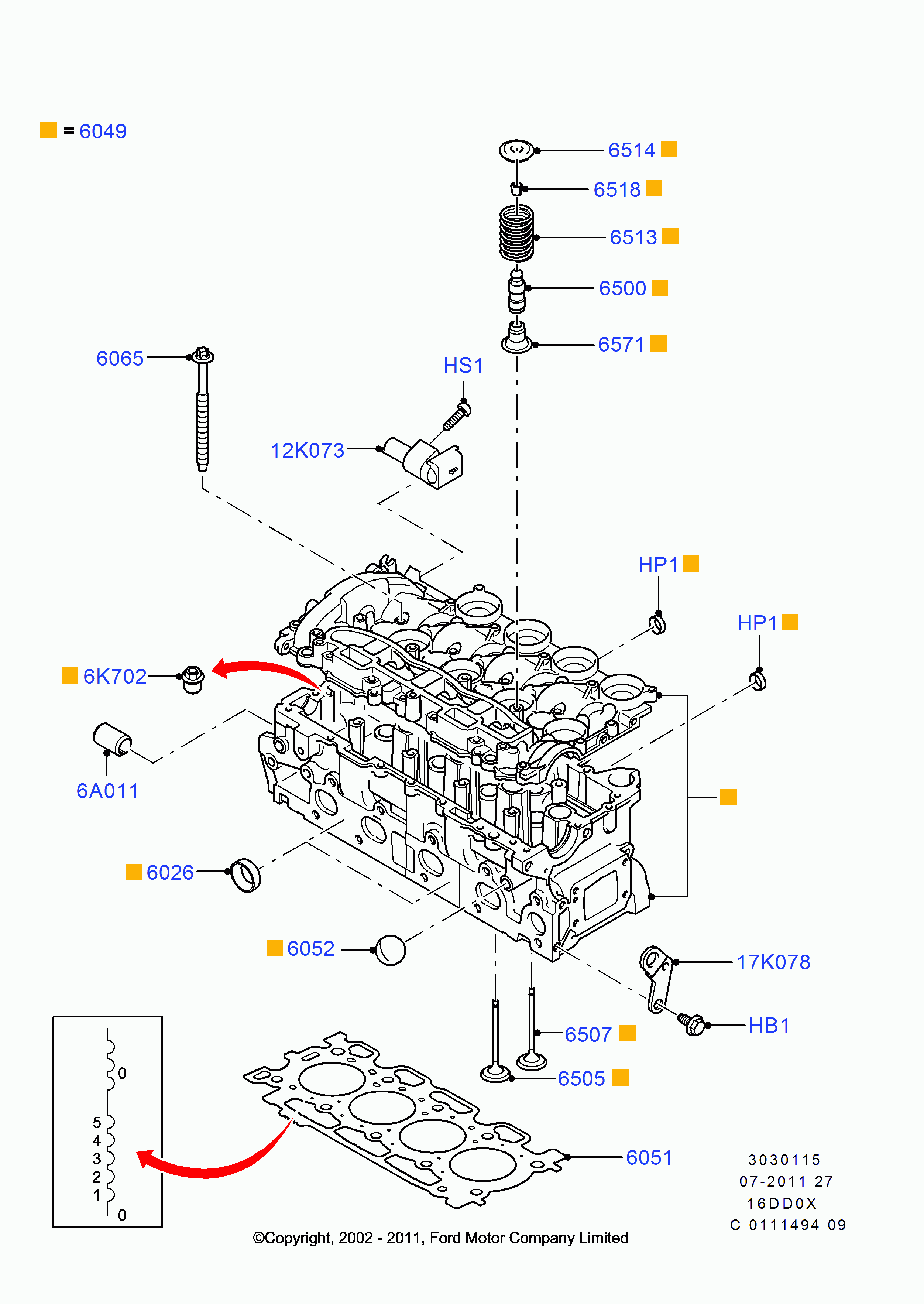 FORD 1695278 - Davač impulsa, koljenasto vratilo www.parts5.com