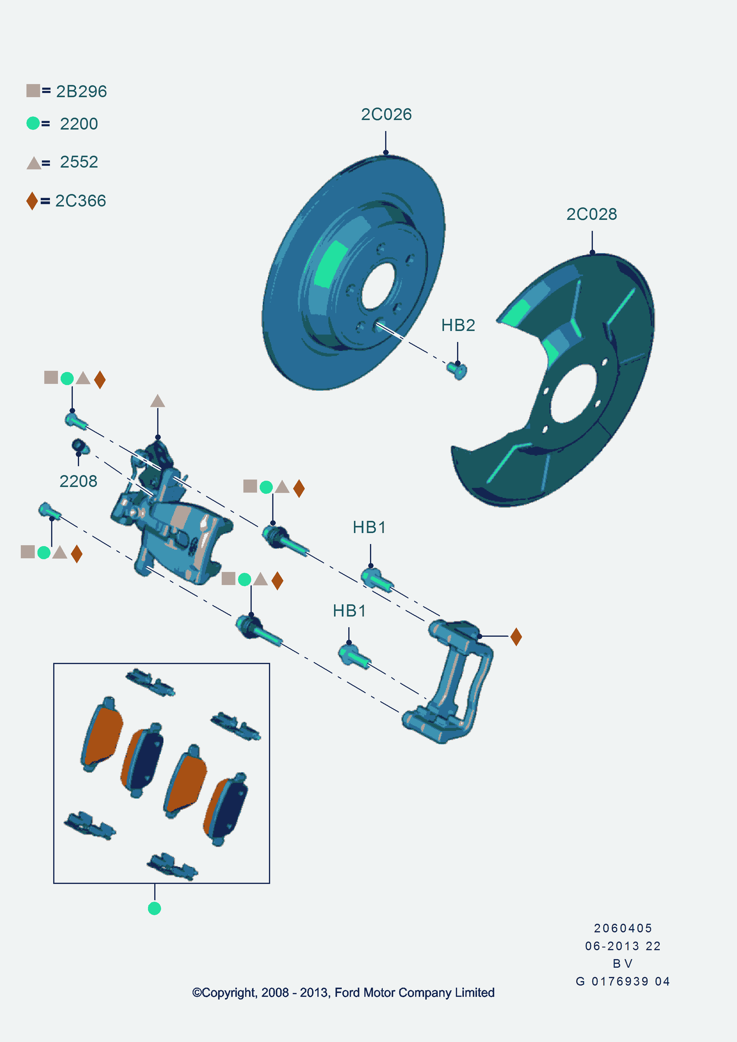 Scania 1756395 - Set placute frana,frana disc www.parts5.com