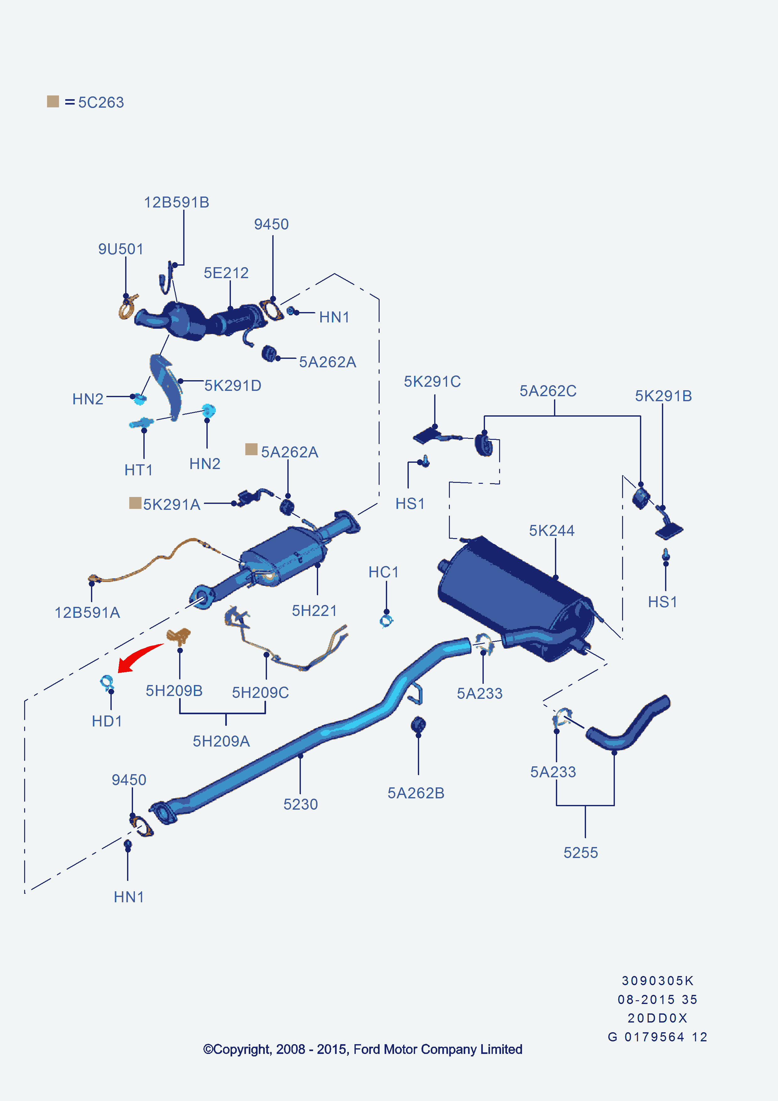 FORD 1674977 - Катализатор www.parts5.com