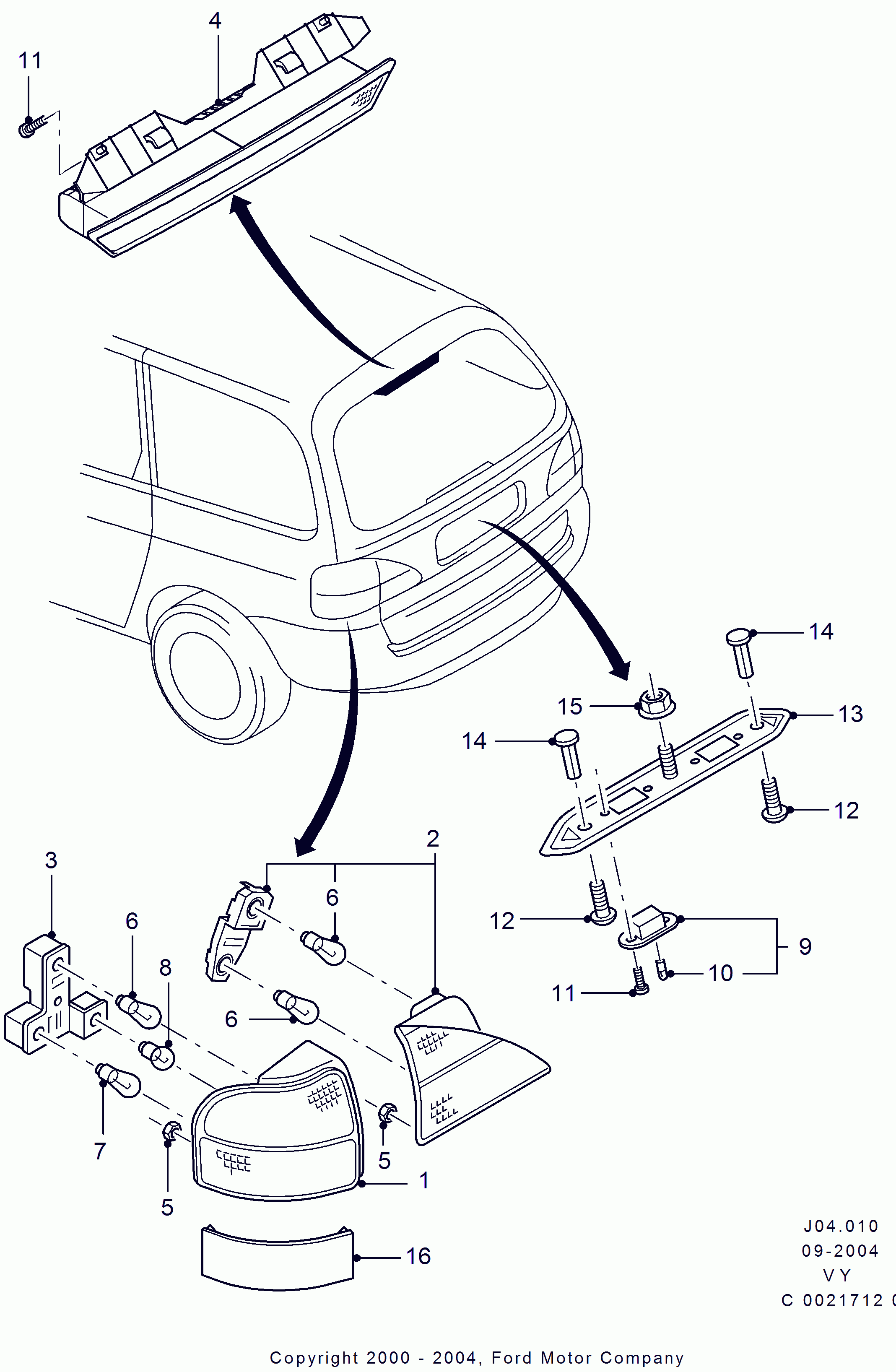 FORD 6 090 982 - Bec, lumini bord www.parts5.com