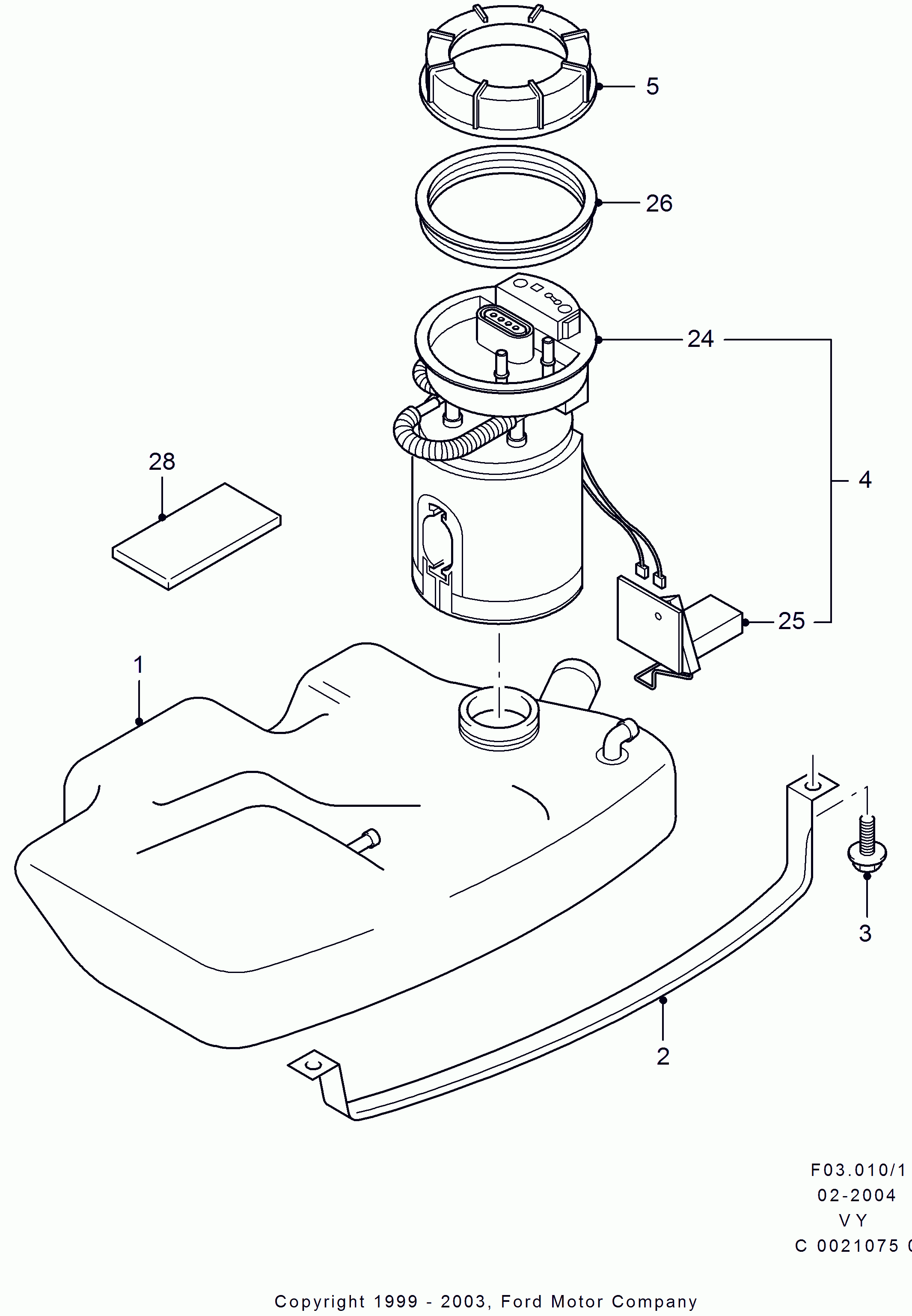 FORD 1374339 - Swirlpot, fuel pump parts5.com