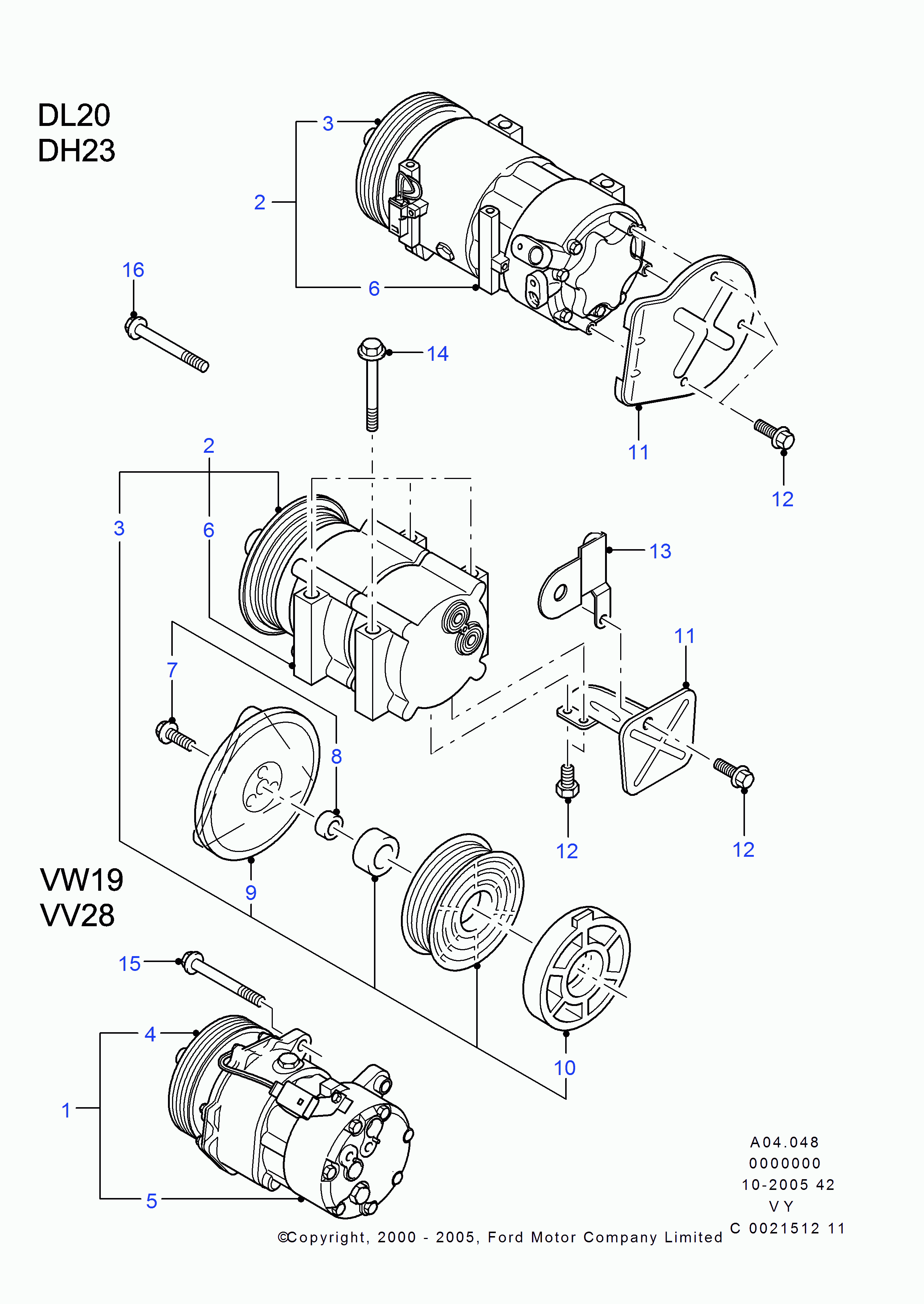 AUDI 1111419 - Compresor, aire acondicionado www.parts5.com