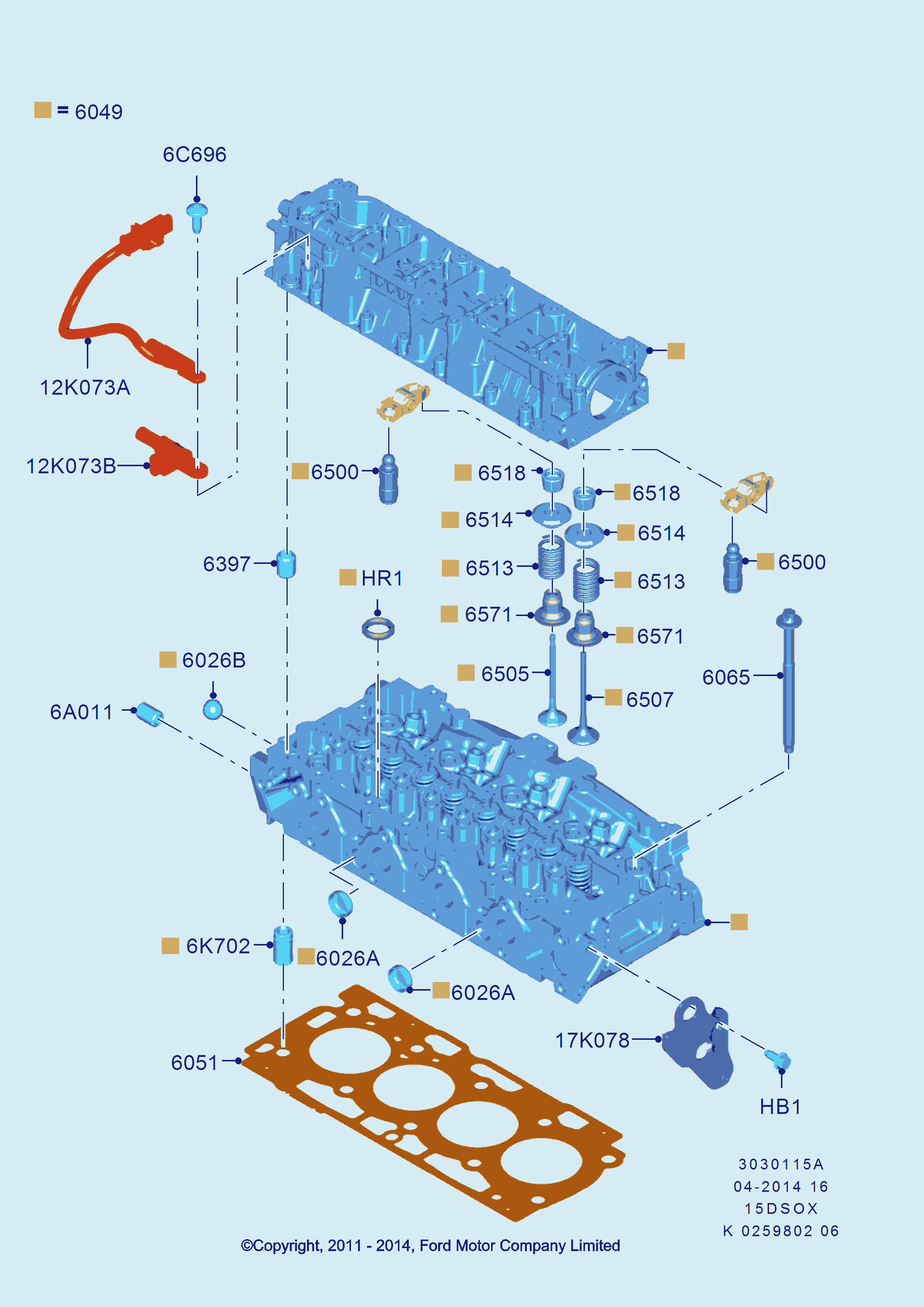 FORD 1685774 - Sensor, crankshaft pulse www.parts5.com