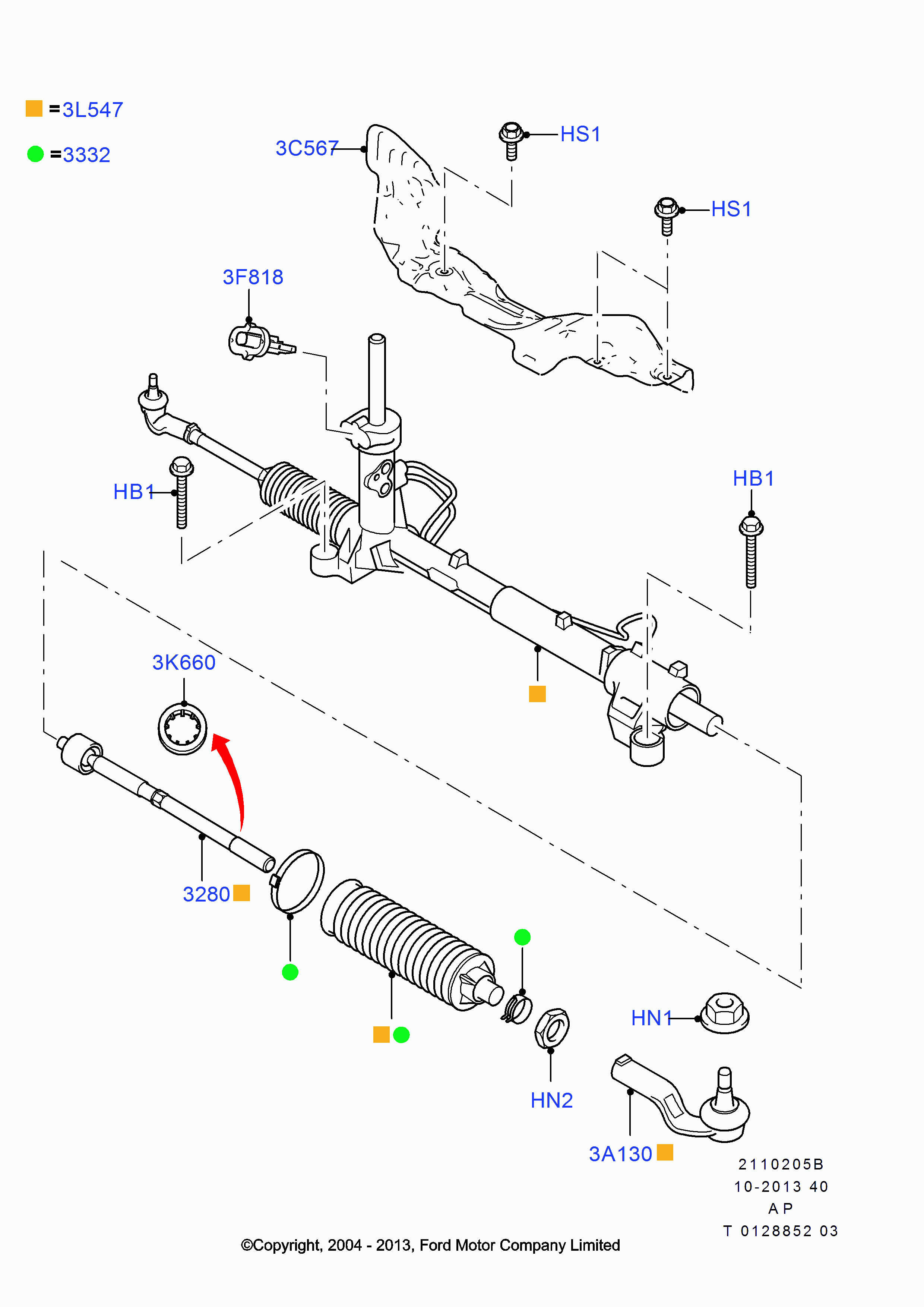 FORD 1730933 - Kraj poprečne spone www.parts5.com