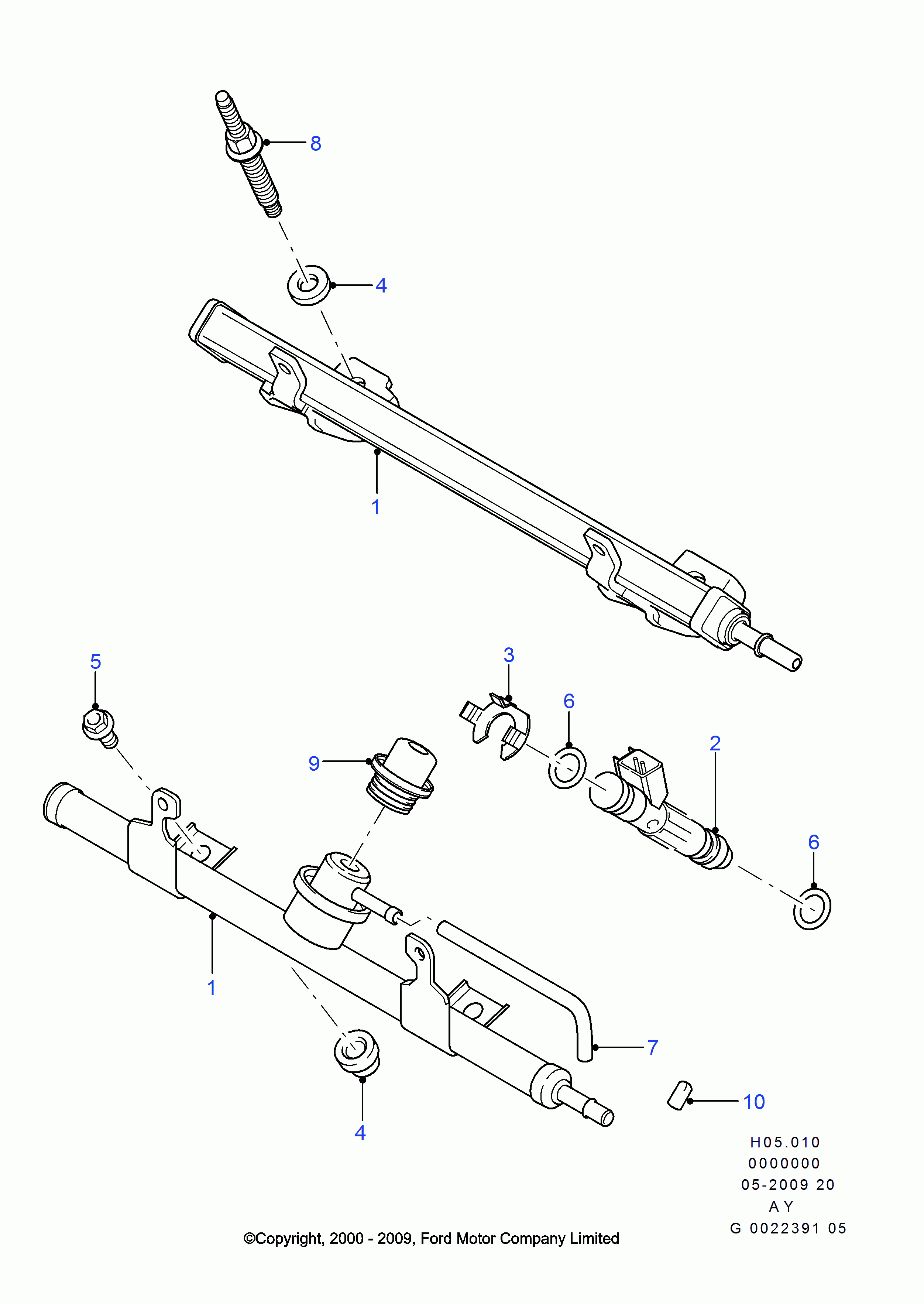 FORD 4334875 - Seal Ring, injector parts5.com