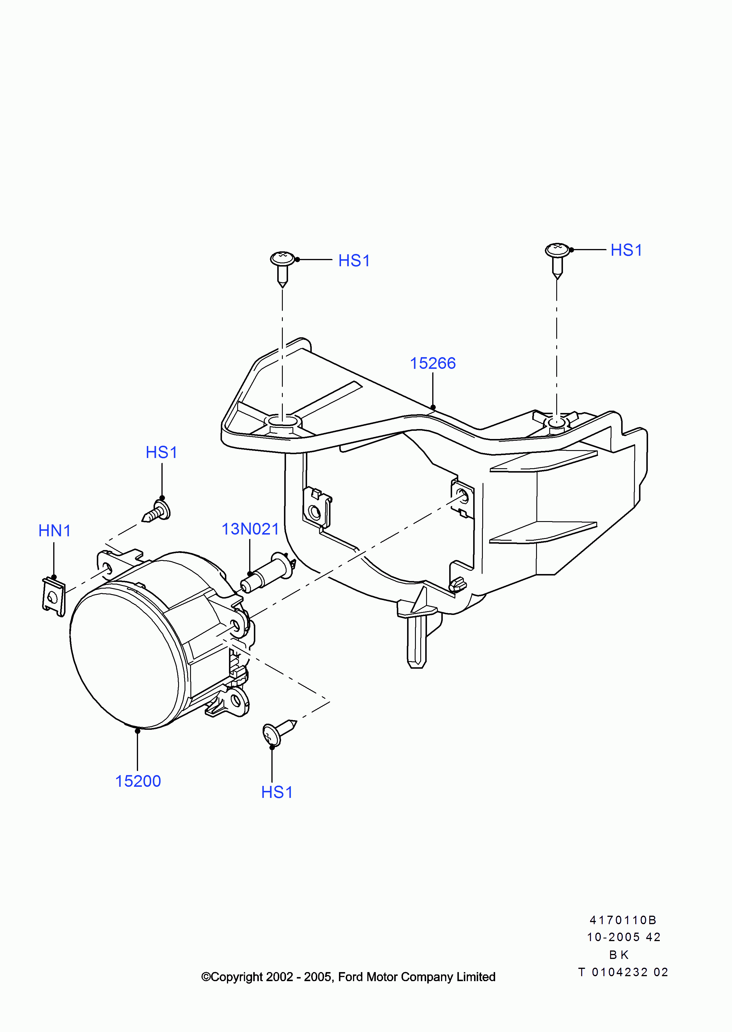 FORD 4 113 066 - Λυχνία, προβολέας στροφής www.parts5.com