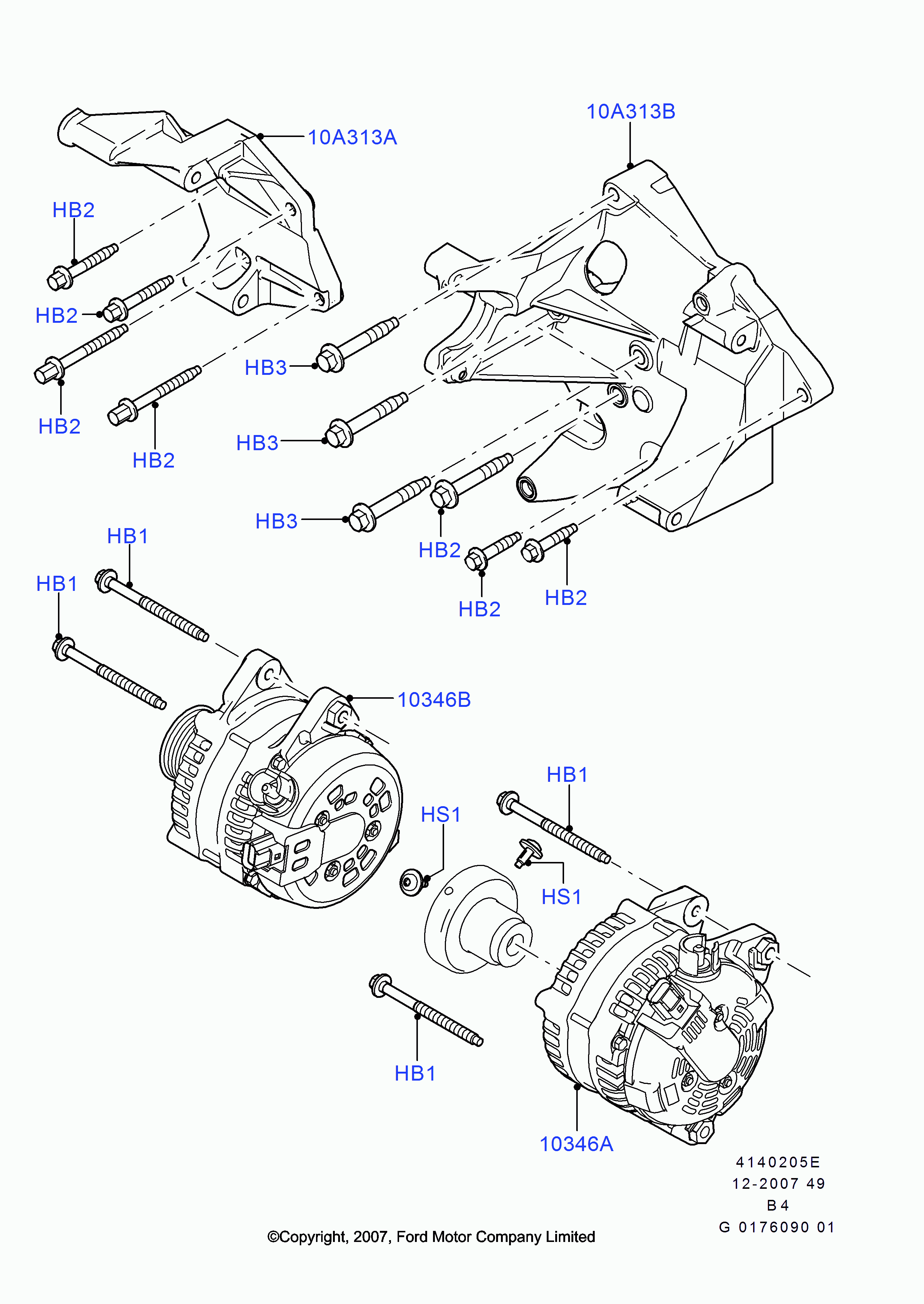 FORD 1708383 - Γεννήτρια www.parts5.com