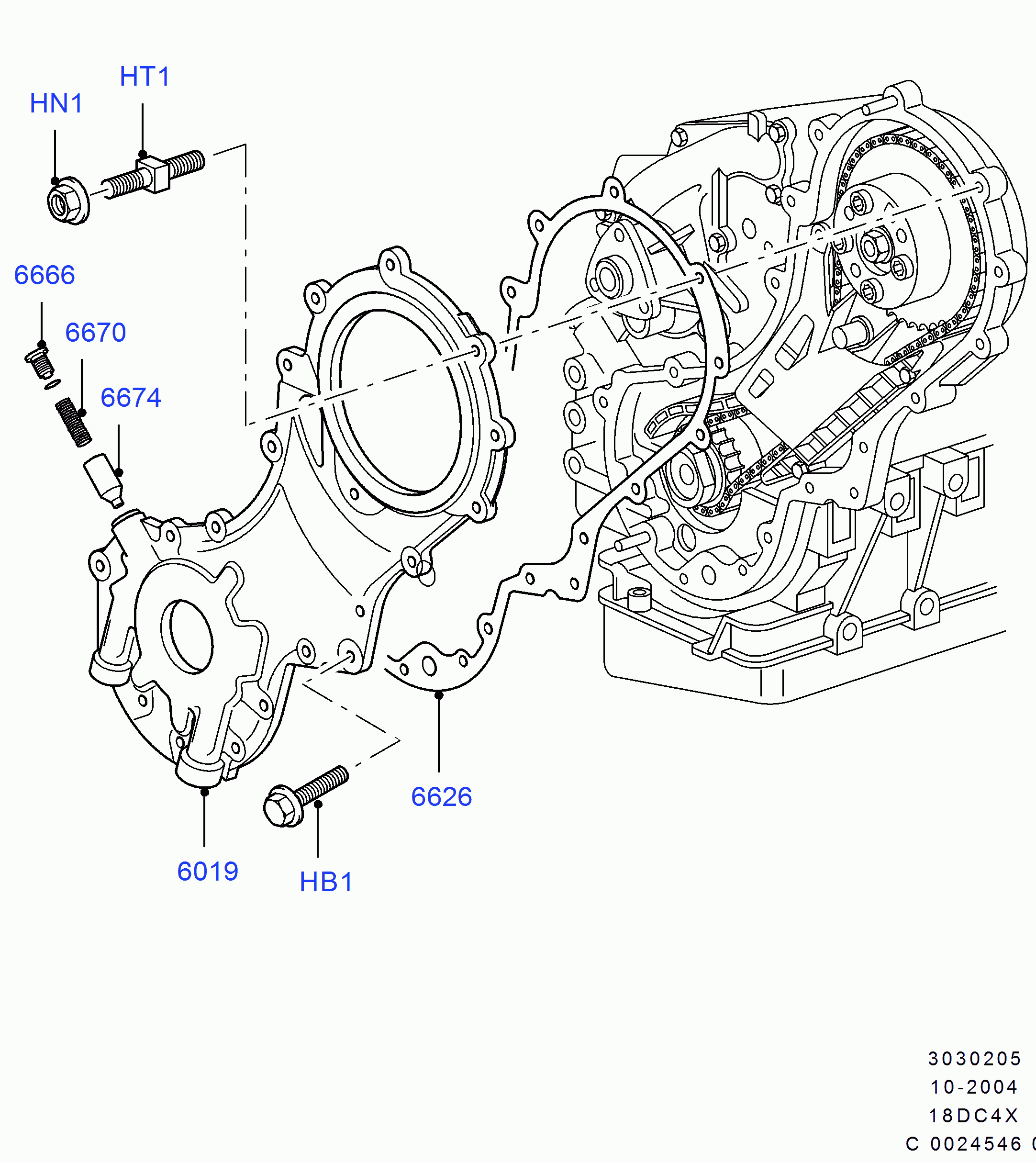 FORD 1568324 - Oljna crpalka www.parts5.com