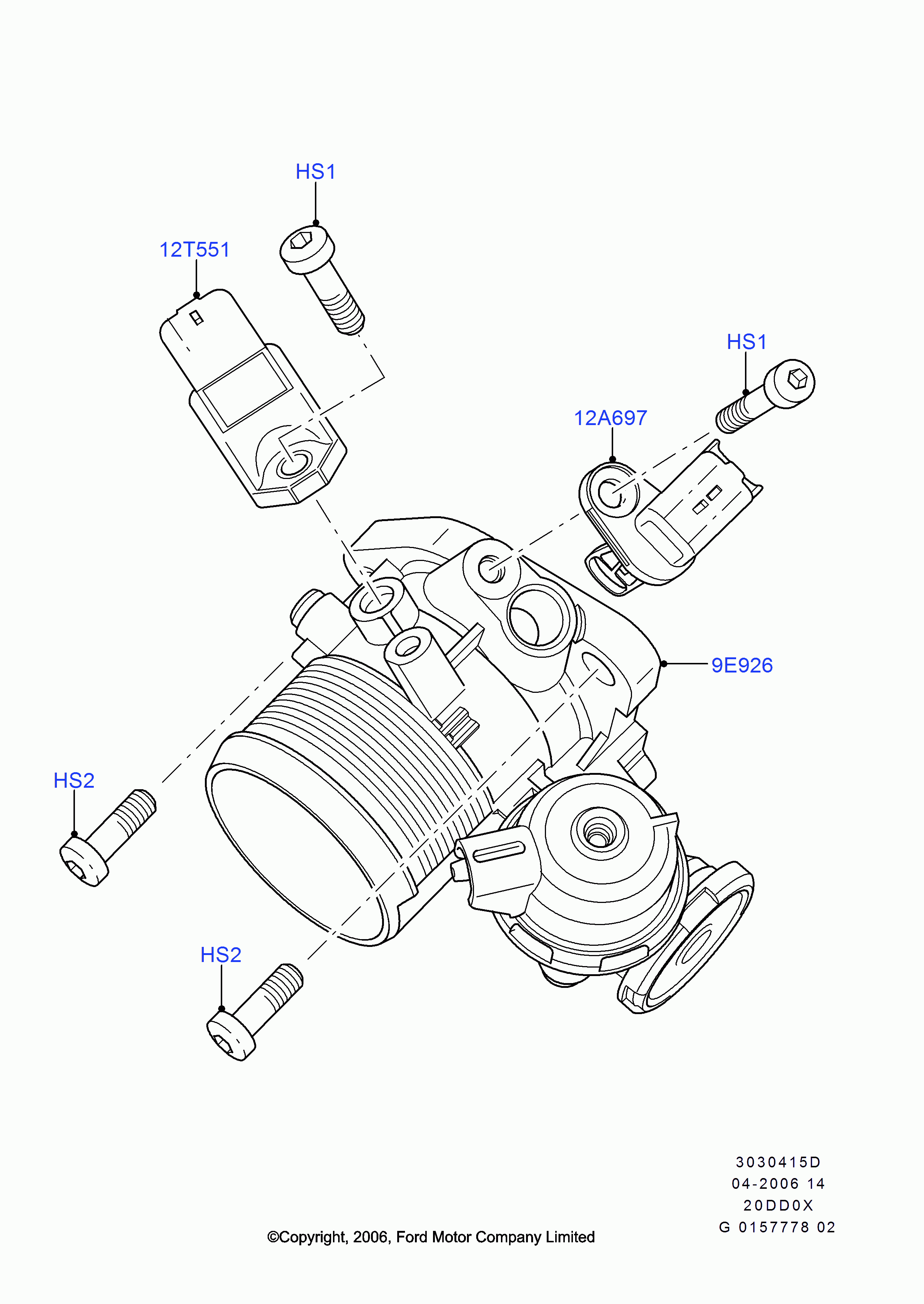 FORD 1 423 736 - Sensor, intake air temperature www.parts5.com