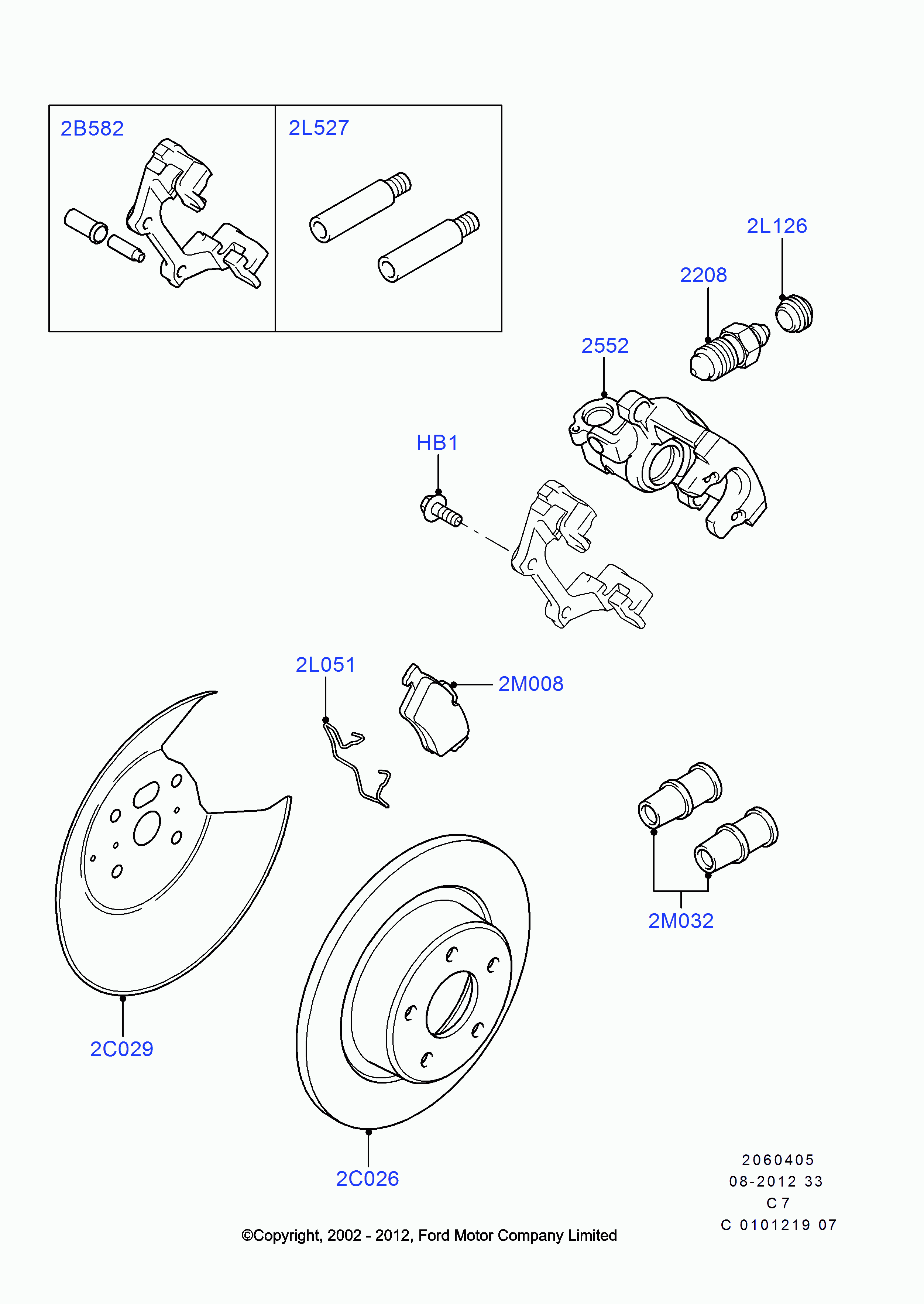 Volvo 4387371 - Bremsbelagsatz, Scheibenbremse www.parts5.com