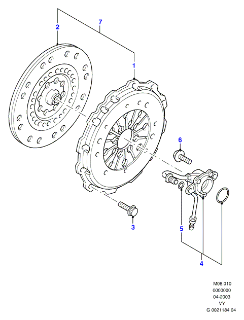 FORD 1424515 - Debriyaj merkezi www.parts5.com