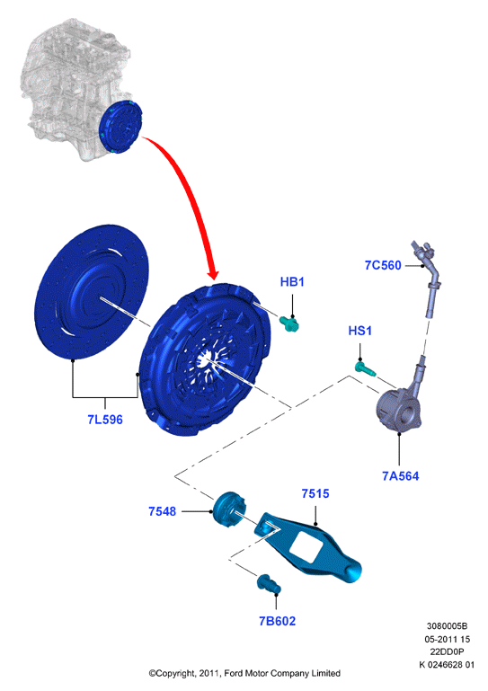 AUDI 4412070 - Survelaager www.parts5.com