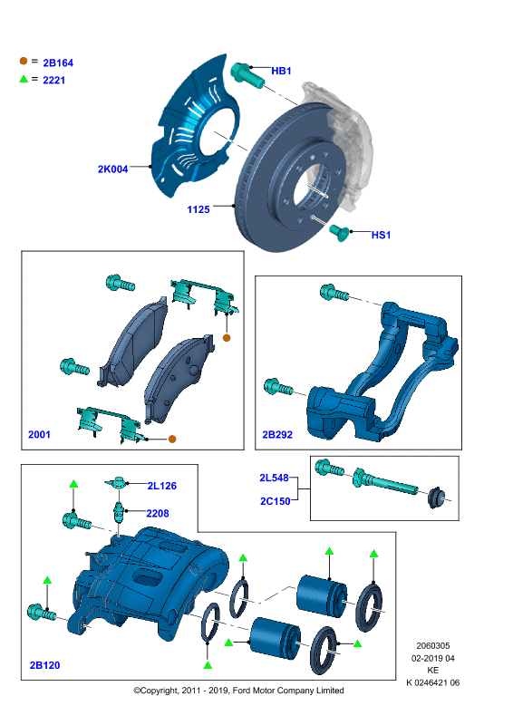 FORD 1513408 - Bolt, brake caliper parts5.com