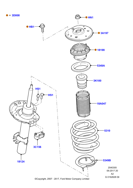 FORD 1741781 - Lengéscsillapító www.parts5.com