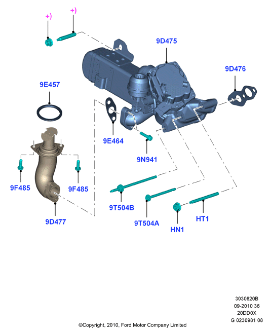 FORD 1715195 - Garnitura www.parts5.com