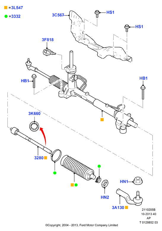 FORD 1377499 - Ansamblu burduf, directie www.parts5.com