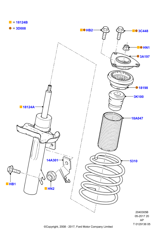 FORD 1619269 - Shock Absorber www.parts5.com