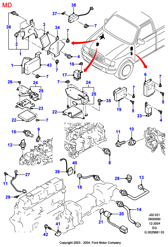 FORD USA 2 029 384 - Датчик, давление масла www.parts5.com