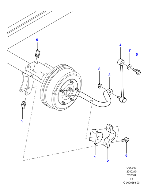 FORD 4 041 490* - Втулка, стабилизатор www.parts5.com