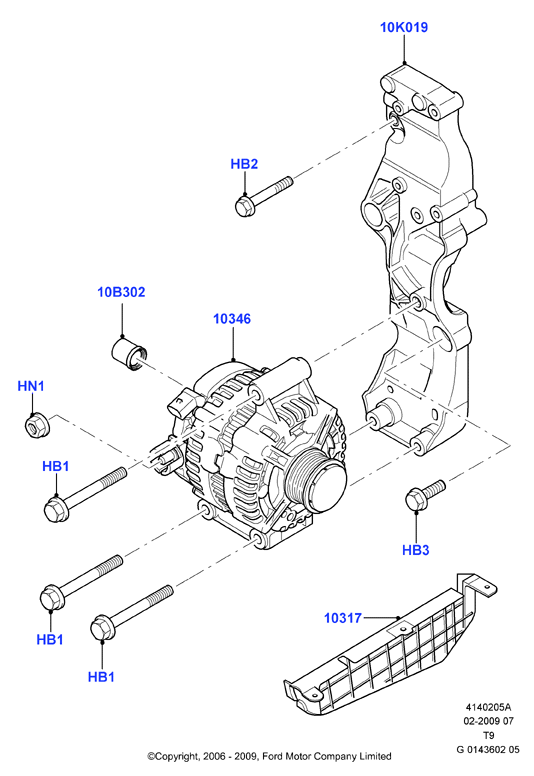 FORD 2097255 - Alternator parts5.com