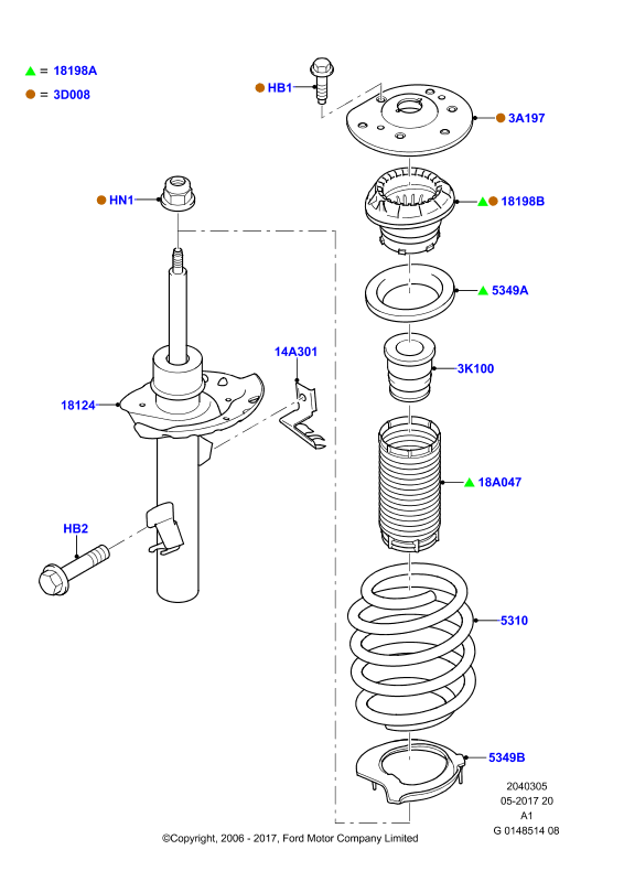 FORD 1679526 - Laager,amorditugilaager www.parts5.com