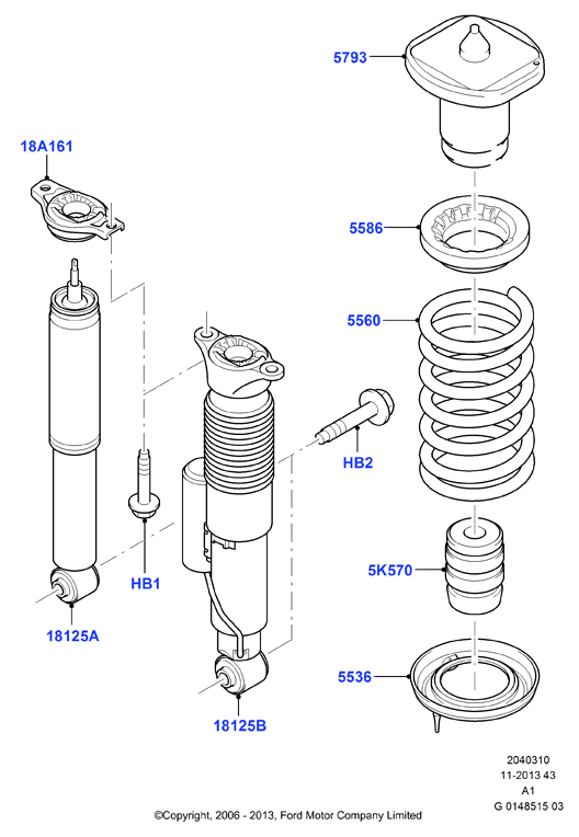 FORD USA 1746169 - Amortizor www.parts5.com