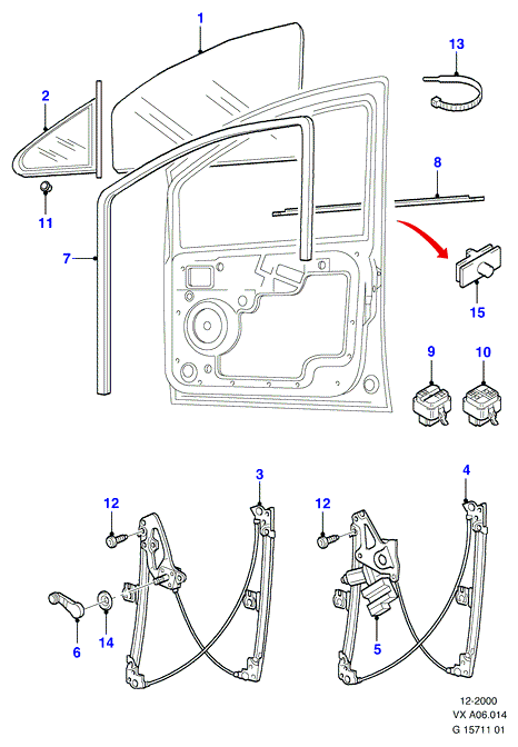 FORD 1021998 - Elevalunas www.parts5.com