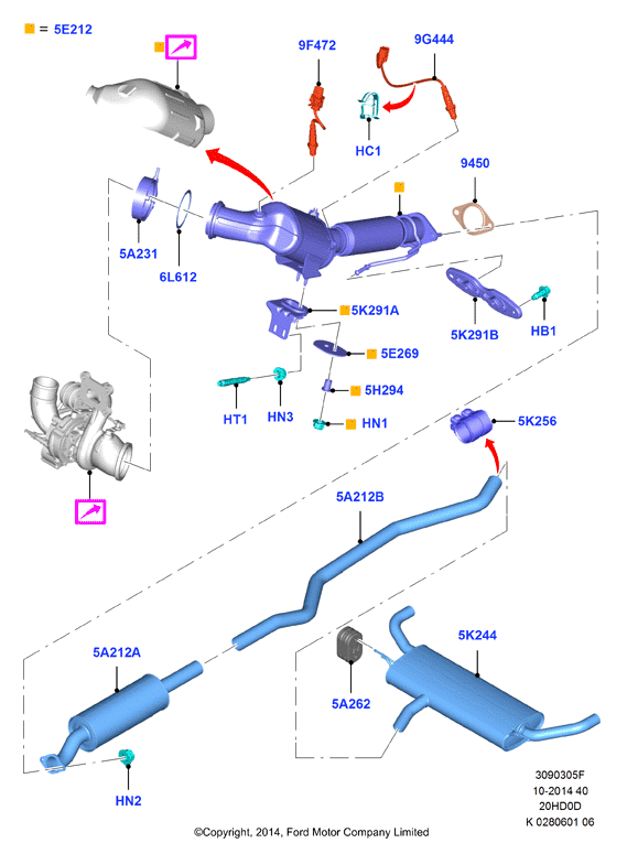 FORD 1778628 - Suport, toba esapament www.parts5.com