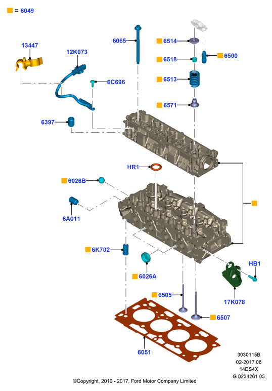 FORD 1487788 - Supap iticisi www.parts5.com