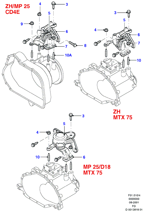 FORD 7304918 - Soporte, motor parts5.com