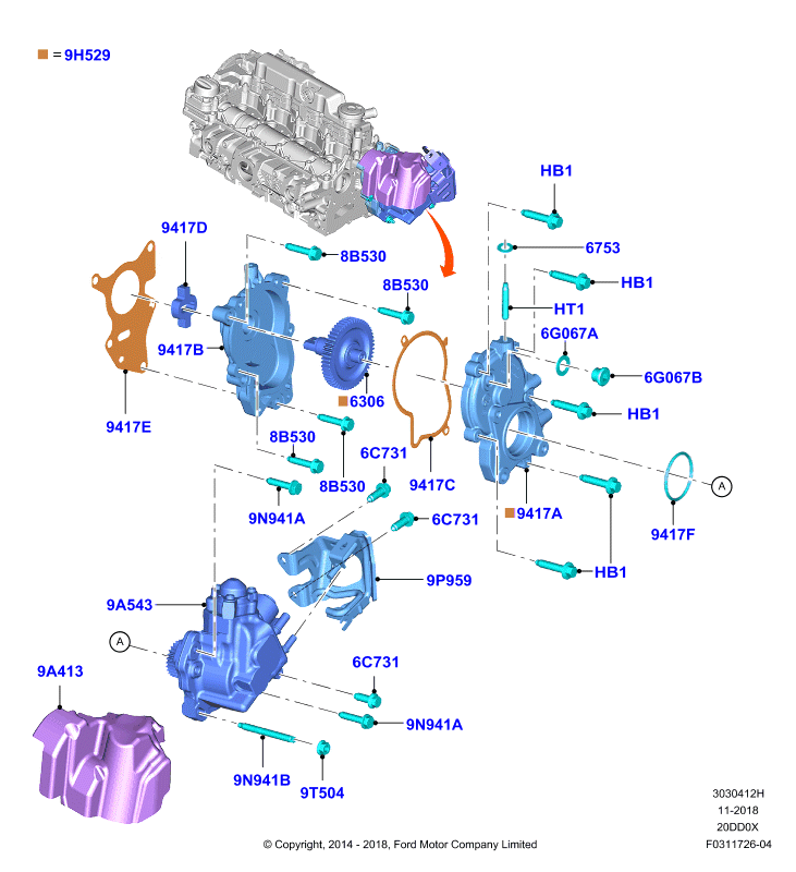 FORD 1870671 - ГНП-горивонагнетателна помпа www.parts5.com