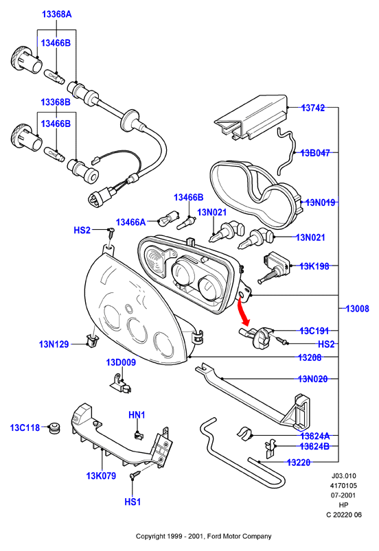 FORD 1 036 914 - Glühlampe, Nebelscheinwerfer www.parts5.com