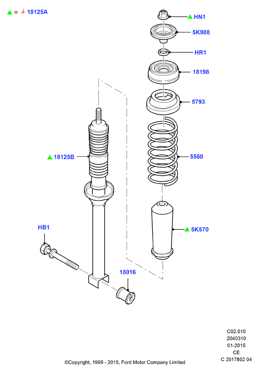 FORD 1220249 - Vaimennuskumi, jousitus www.parts5.com