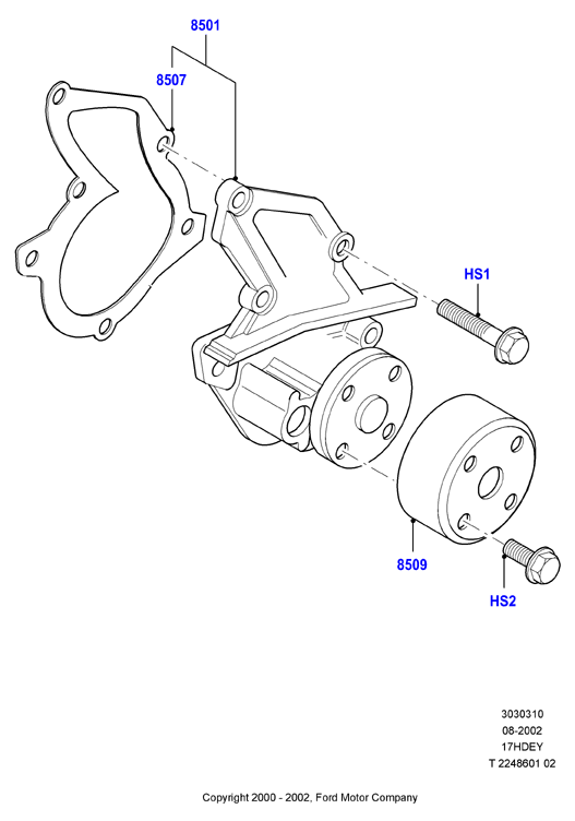 Auto Union 1 566 239 - Water Pump www.parts5.com