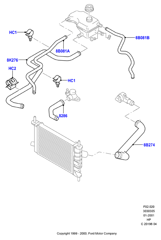 FORD 1037314 - Furtun radiator www.parts5.com