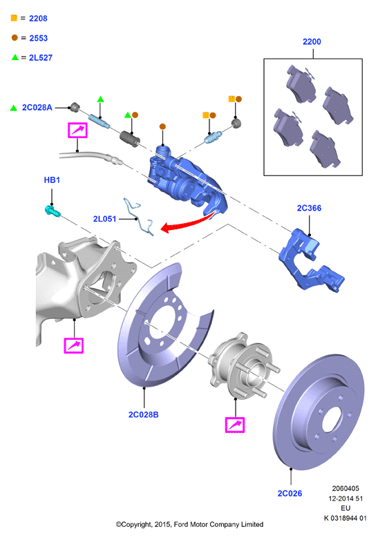 FORD 2210213 - Pidurisadul www.parts5.com