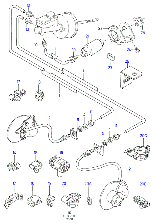 FORD 1027745 - Brake Hose www.parts5.com