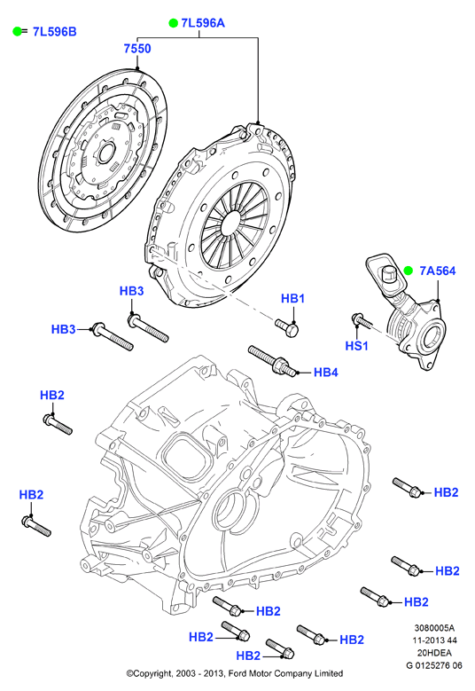 FORD 1385369 - Комплект сцепления www.parts5.com