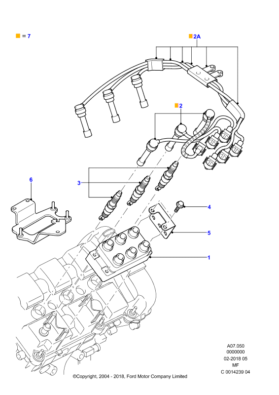 FORD 5190932 - Süüteküünal www.parts5.com