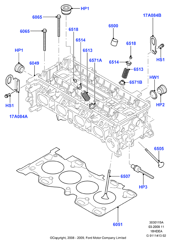 FORD 1845565 - Pasek klinowy www.parts5.com