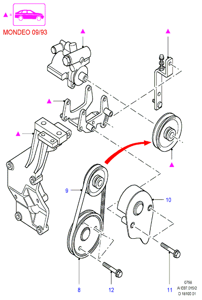 FORD 6776020 - Rebrasti jermen www.parts5.com