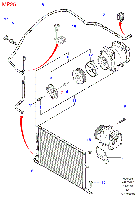 FORD 4759887 - Compressor, air conditioning www.parts5.com