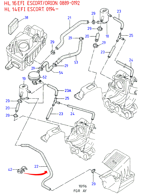 FORD 1129 147 - Filtru aer www.parts5.com