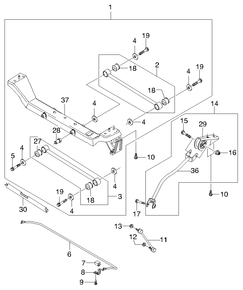 DAEWOO 96300222 - Тяга / стойка, стабилизатор www.parts5.com