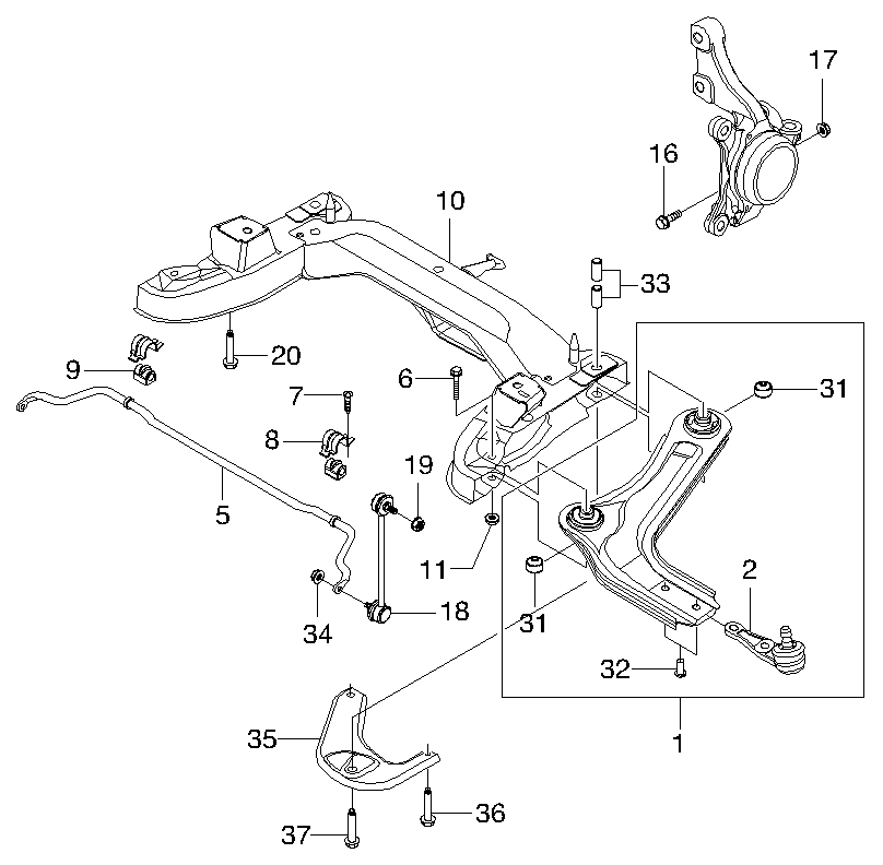 DAEWOO 96300627 - Тяга / стойка, стабилизатор www.parts5.com