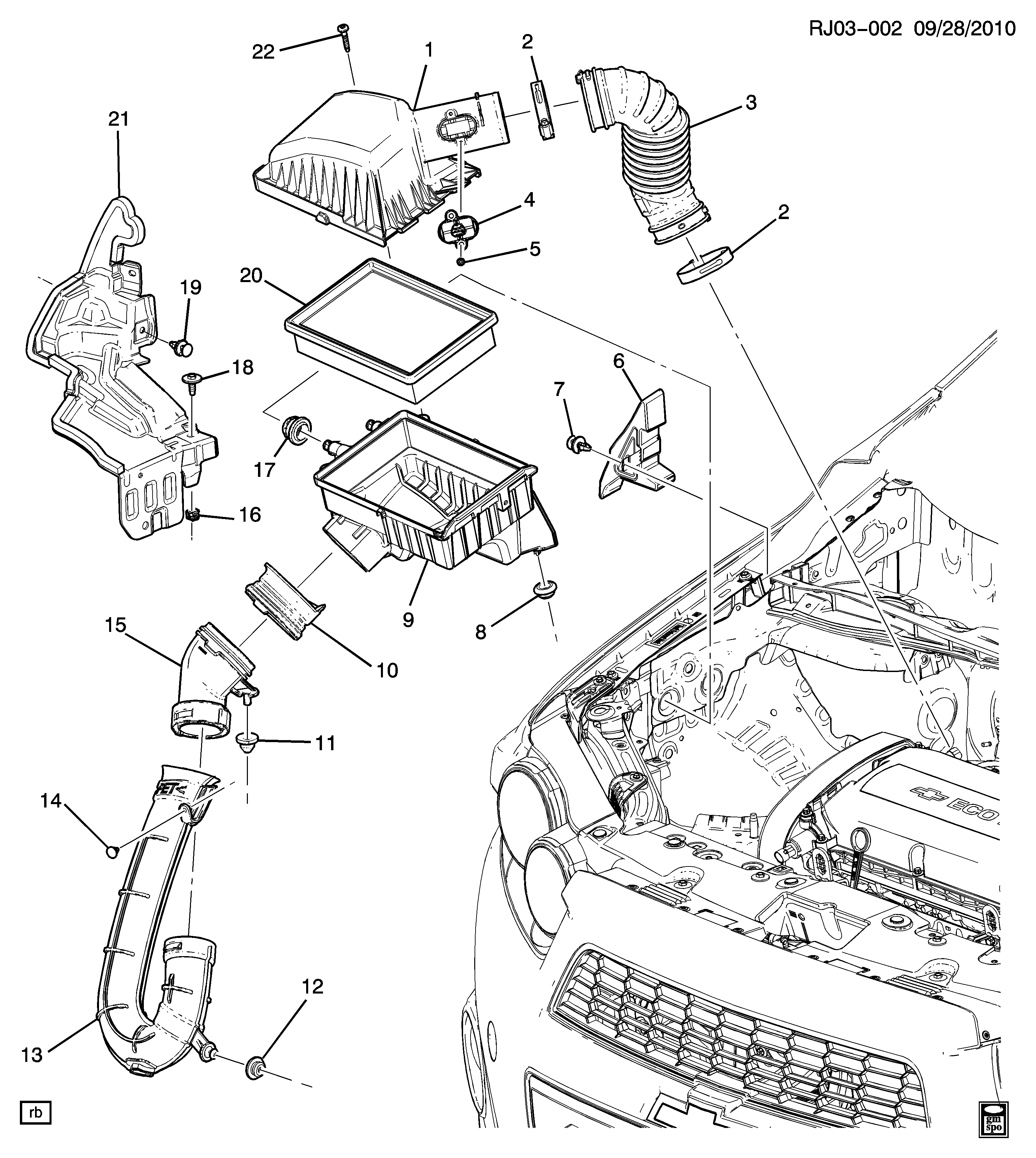 Chevrolet 13 301 682 - Senzor debit aer www.parts5.com