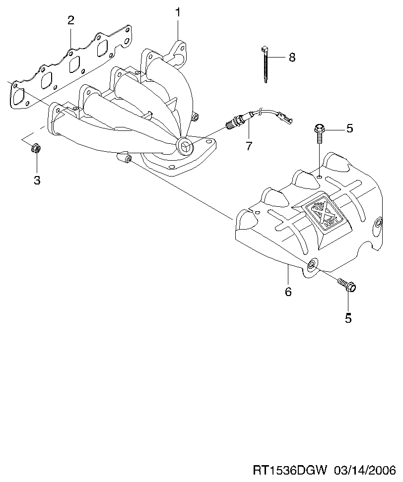 Pontiac 96 333 009 - Lambda Sensor www.parts5.com